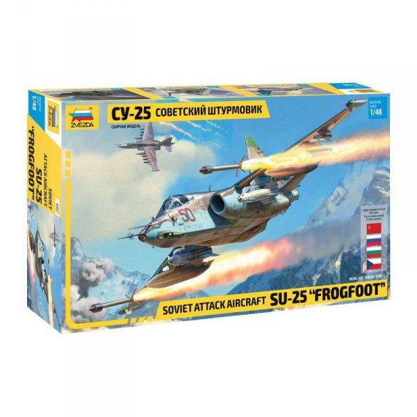 Zvezda 4807 Soviet Attack Aircraft Su-25 &quot;Frogfoot&quot;