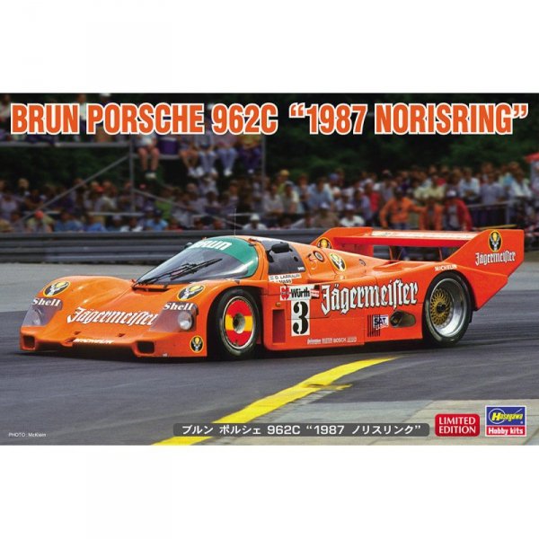 Hasegawa 20557 Brun Porsche 962C &quot;1987 Norisring&quot; 1/24