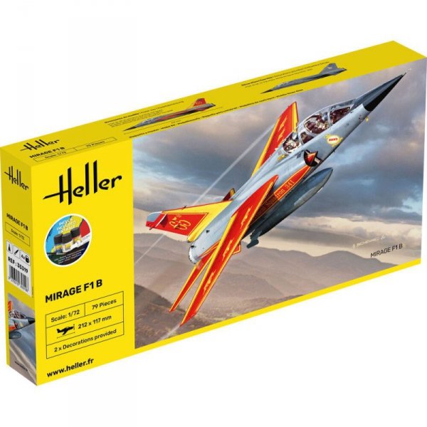 Heller 35319 Starter Kit - Mirage F1B 1/72