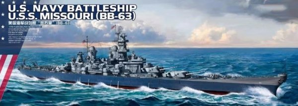 Meng PS-004 U.S. Navy Battleship U.S.S Missouri 1/700