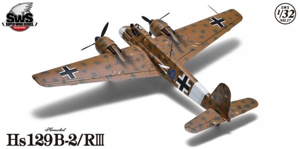 Zoukei-Mura SWS3217 Henschel Hs 129 B-2/RⅢ 1/32