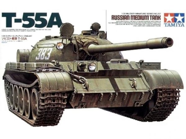Tamiya 35257 Russian Medium Tank T-55A 1/35