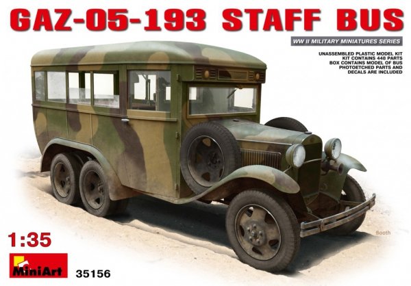 Mini Art 35156 Gaz-05-193 Staff Buss 1/35