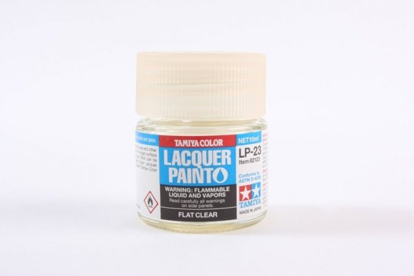 Tamiya 82123 LP-23 Flat Clear 10 ml