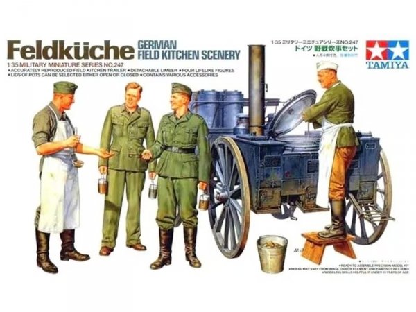 Tamiya 35247 German Field Kitchen Scenery 1/35