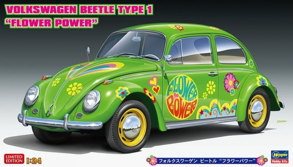 Hasegawa 20488 Volkswagen Beetle Type 1 "Flower Power" 1/24