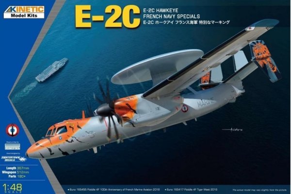 Kinetic 48122 E-2C Hawkeye French Navy Specials 1/48