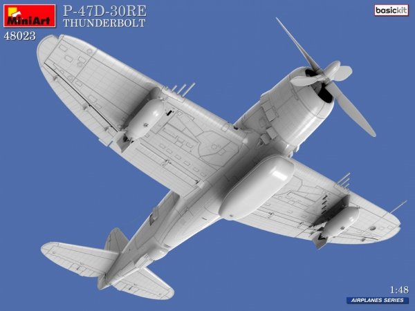 Mini Art 48023 P-47-30RE Thunderbolt Basic Kit 1/48