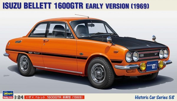 Hasegawa HC58-21158 Isuzu Bellett 1600GTR Early Version (1969) 1/24