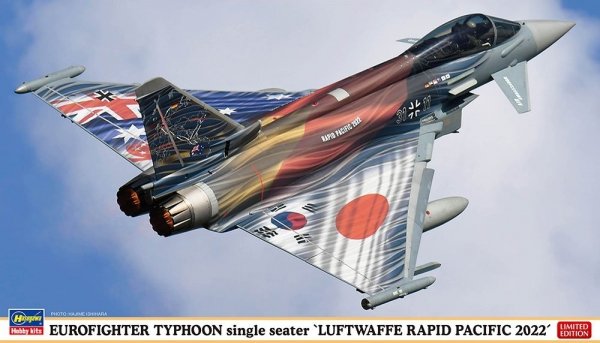 Hasegawa 02430 Eurofighter Typhoon Single Seater 'Luftwaffe Rapid Pacific 2022' 1/72