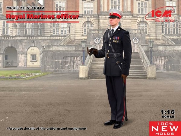 ICM 16012 British Marine officer (100% new molds)