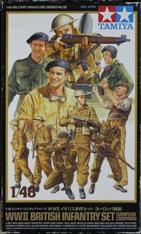 Tamiya 32526 1/48 British Infantry Europe