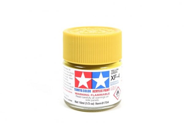 Tamiya 81704 Acrylic Mini XF-4 Yellow Green 10ml