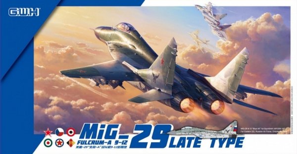 Great Wall Hobby L7212 MiG-29 Fulcrum-A 9-12 Late Type 1/72
