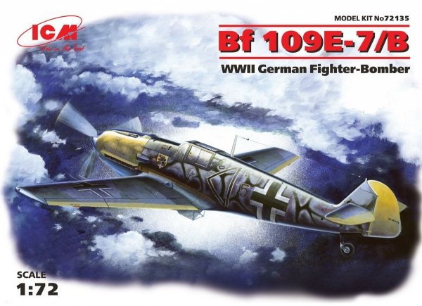 Icm 72135 Bf-109E-7/B