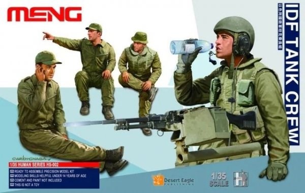 Meng HS-002 1/35 Idf Tank Crew