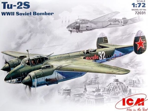 Icm 72031 Tu-2 Soviet Bomber