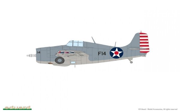 Eduard 11166 MIDWAY Dual Combo F4F-3 and F4F-4 1/48