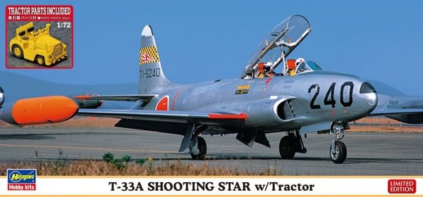Hasegawa 02363 T-33A Shooting Star w/Tractor