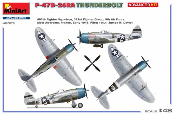 Mini Art 48003 P-47D-26RA Thunderbolt Advanced Kit 1/48