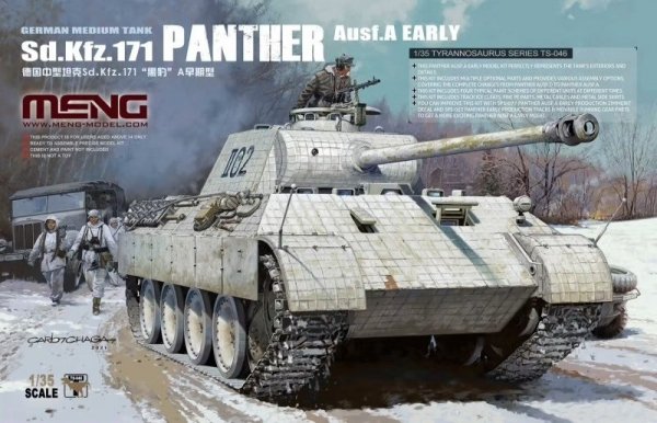 Meng TS-046 German Medium Tank Sd.Kfz.171 Panther Ausf.A Early 1/35