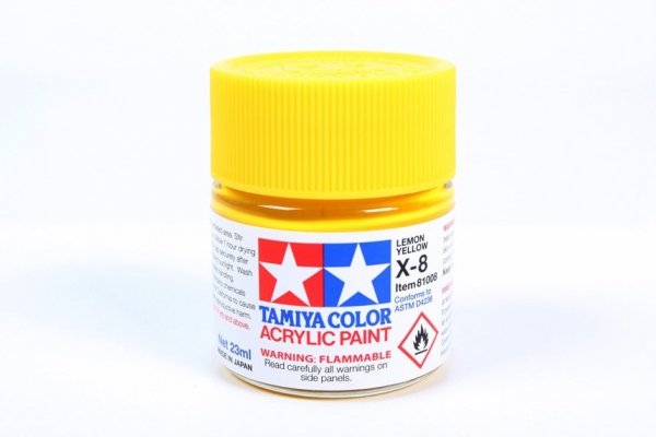 Tamiya 81008 X-8 Lemon Yellow 23ml