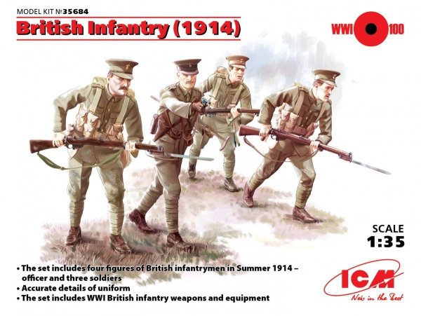 Icm 35684 British Infantry 1914