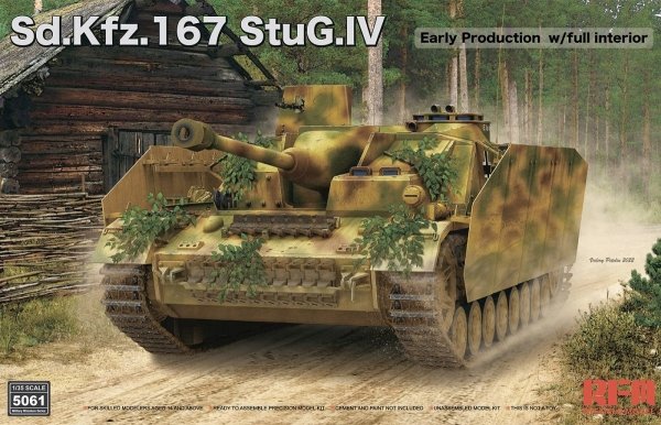 RFM-5061 Sd.Kfz.167 StuG.IV Early Production w/full interior 1/35