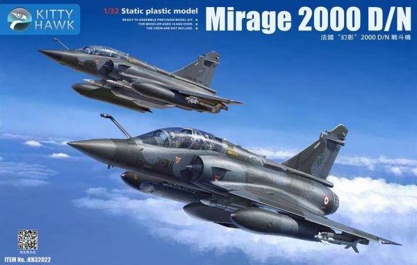 Kitty Hawk/Zimi Model 32022 Mirage 2000 D/N 1/32