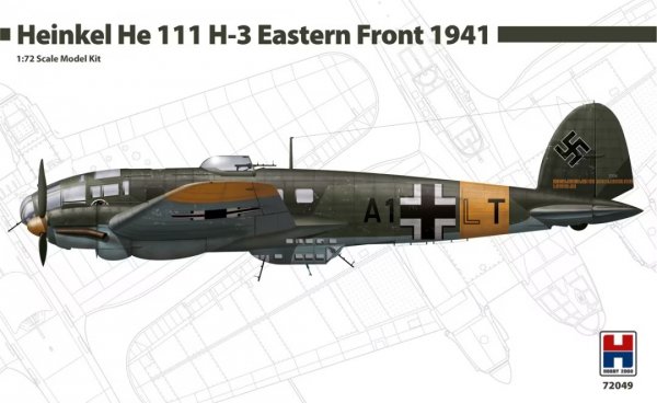 Hobby 2000 72049 Heinkel He-111 H-3 Eastern Front 1941 1/72 (Hasegawa + Cartograf)