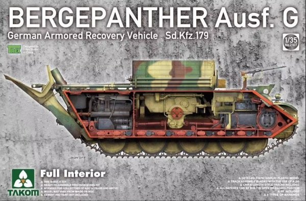 Takom 2107 Bergepanther Ausf. G - Full Interior
