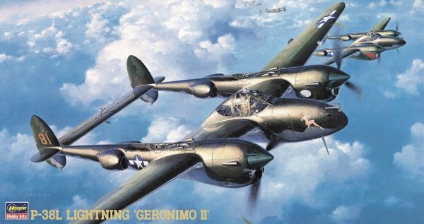 Hasegawa JT-2-09102 P-38L Lightning &quot;Geronimo II&quot; 1/48