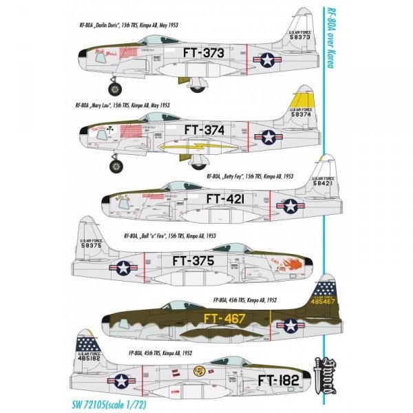 Sword 72105 RF-80A over Korea 1/72