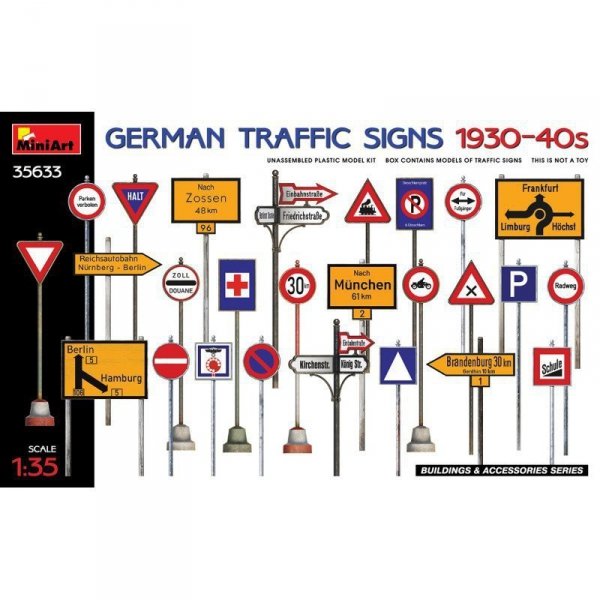 Mini Art 35633 German traffic signs 1930-40&#039;s