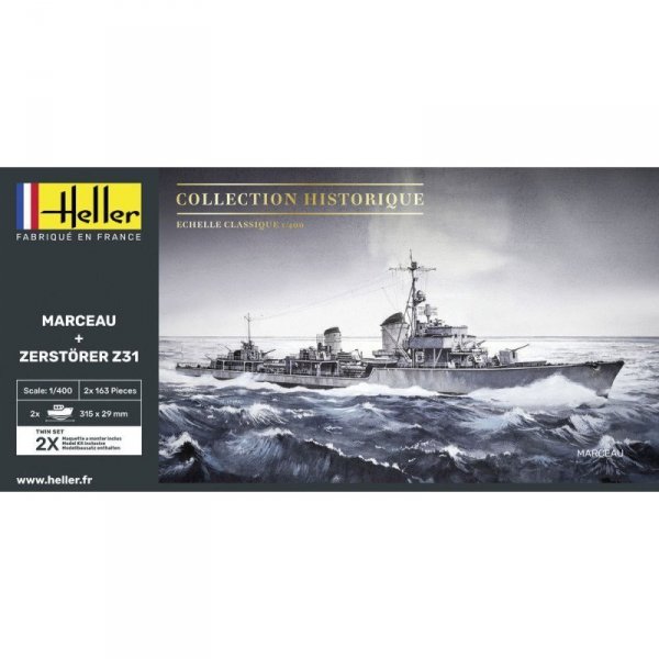 Heller 85009 Marceau + Zerstorer Z31 Twin Set