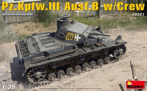 Mini Art 35221 PzKpfw 3 Ausf.B w/crew 1/35