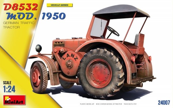 Mini Art 24007 D8532 Mod. 1950 German Traffic Tractor 1/24