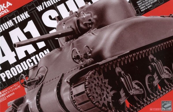 Asuka AS001 U.S.  M4A1 Sherman MID w/Initial VVSS 1/35