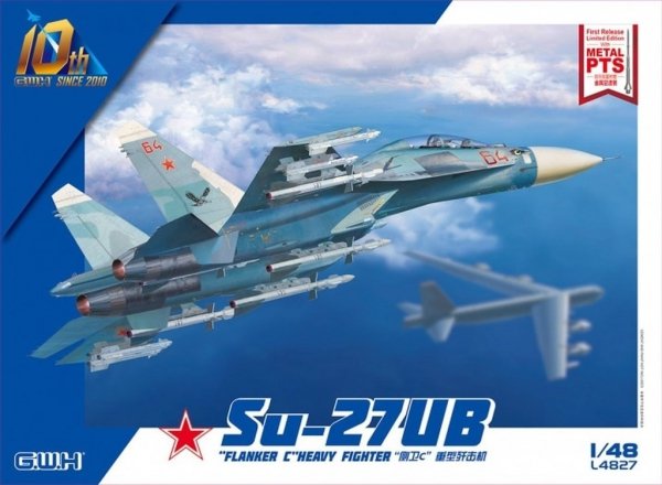 Great Wall Hobby L4827 Su-27UB &quot;Flanker C&quot; Heavy Fighter 1/48