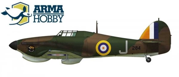 Arma Hobby 70019 Hurricane Mk.I Expert sert 1/72