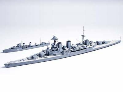 Tamiya 31806 Hood&amp;E Class Destroyer 1/700