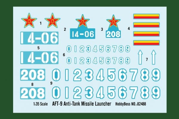 Hobby Boss 82488 1/35  Aft-9 Anti-Tank Missile Lau