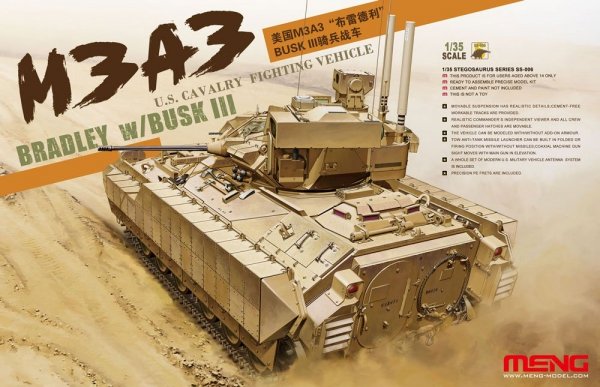 Meng SS-006 M3A3 Bradley W/Busk III 1/35