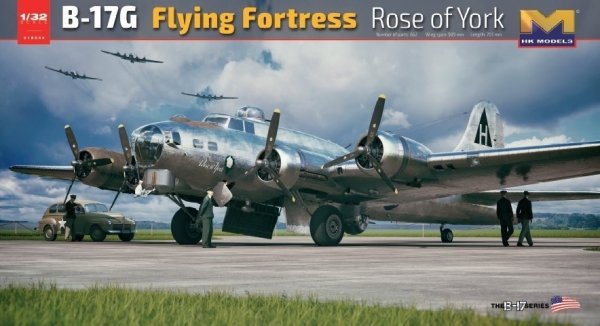 HK Models 01E044 1/32 B-17G Flying Fortress Rose of York Limited Edition