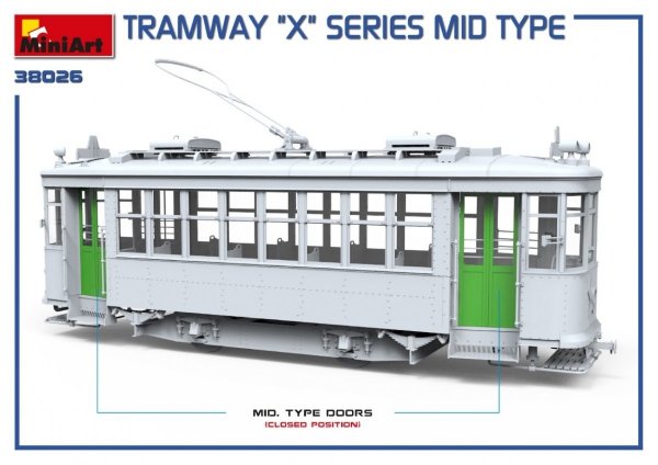 Mini Art 38026 Tramway &quot;X&quot; Series Mid Type 1/35
