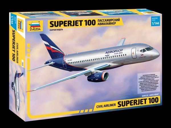 Zvezda 7009 Sukhoi Superjet 100 1/144