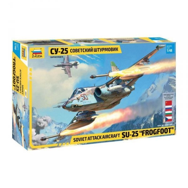 Zvezda 4807 Soviet Attack Aircraft Su-25 &quot;Frogfoot&quot;