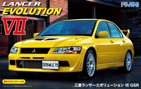 Fujimi 039206 1/24 ID-179 Mitsubishi Lancer EVO VII GSR w/Masks