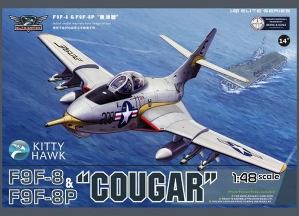 Kitty Hawk/Zimi Model 80127 F9F-8/F9F-8P (2-in-1) 1/48