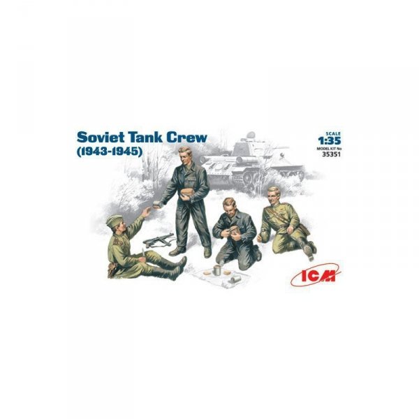 Icm 35351 Soviet Tank Crew 43-45